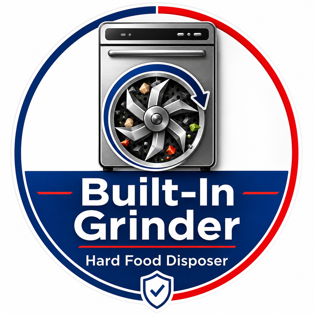 Built-In Grinder — dishwasher hard-food disposer
