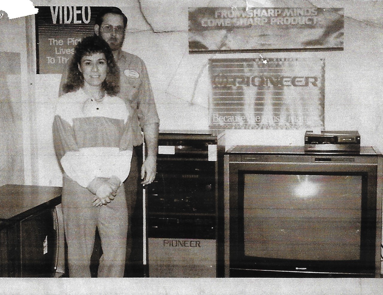 Dan and Karen Diebold in the early days of Dan's Appliance