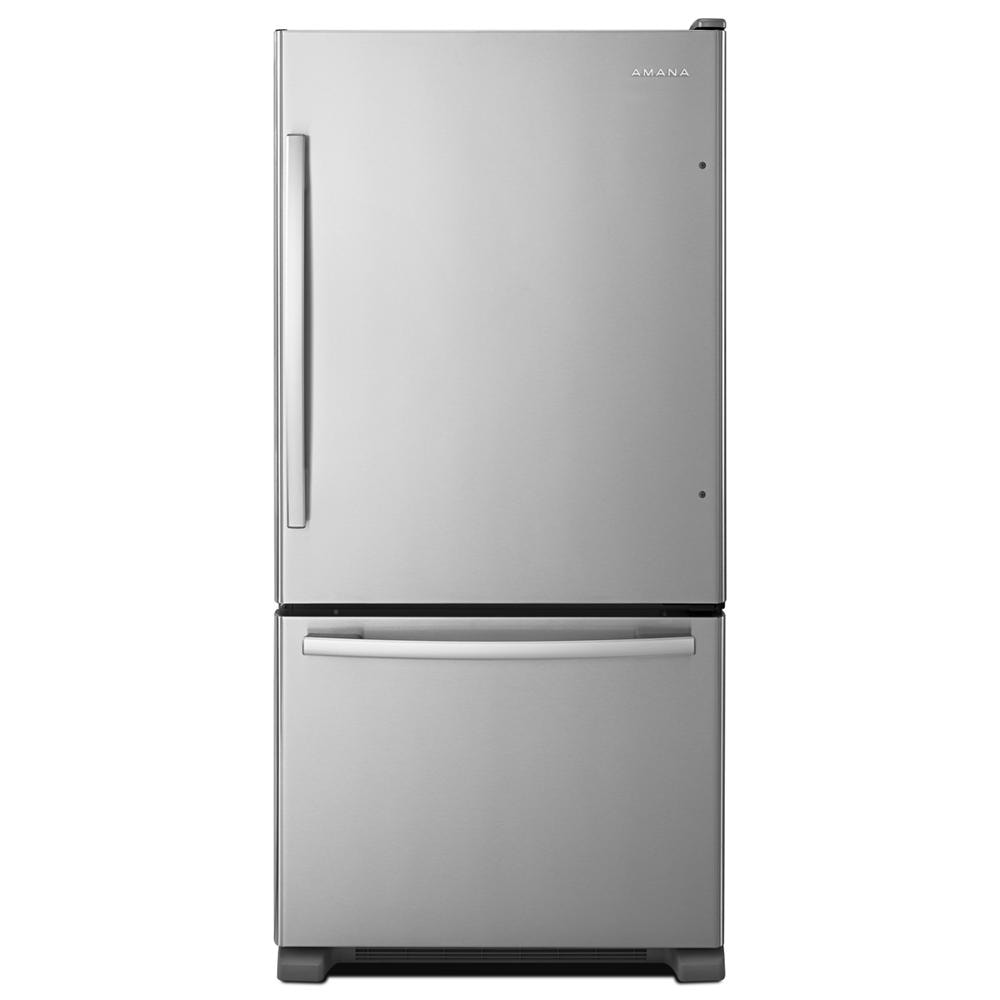 Bottom-Freezer Refrigerator — 22 cu. ft., Stainless Steel