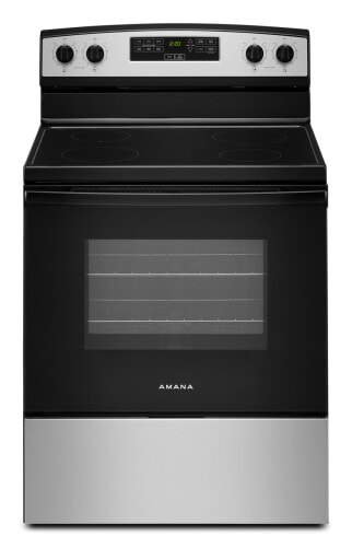 Electric Range — 4.8 cu. ft., Stainless Steel