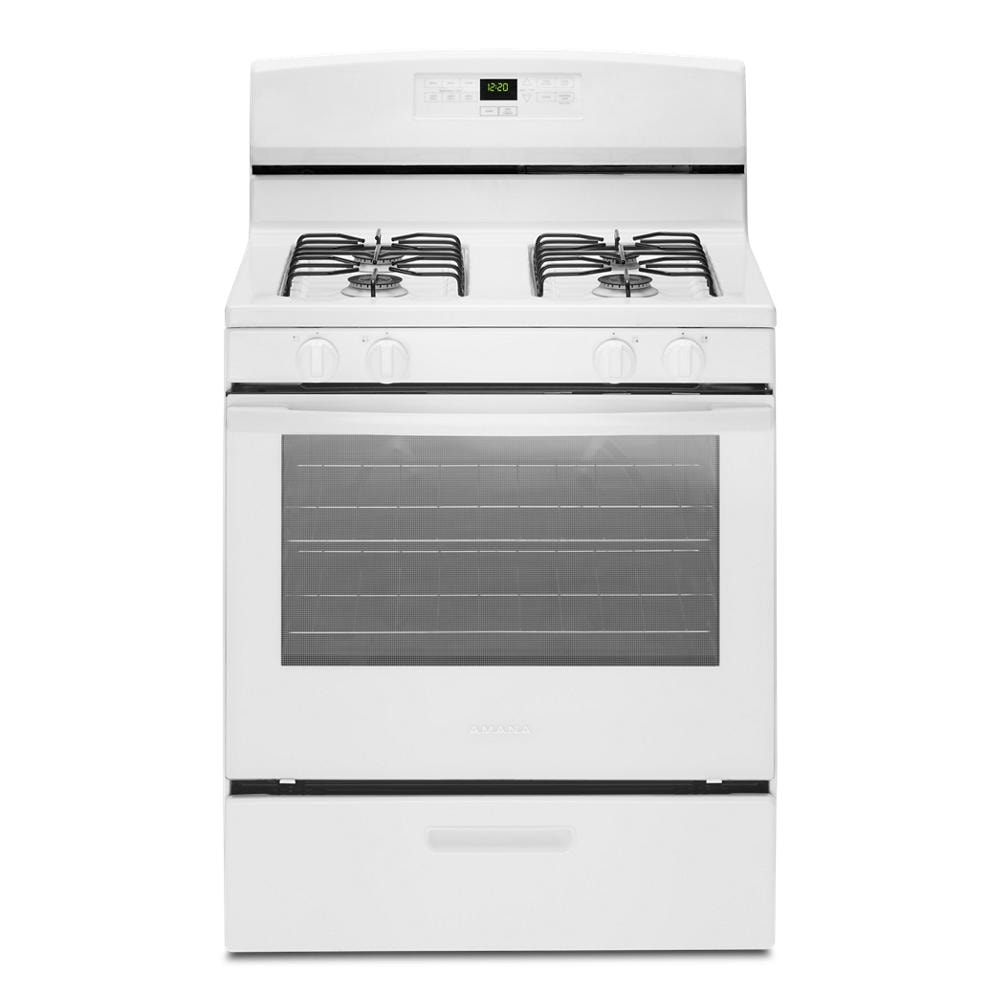 Gas Range — 4.8 cu. ft., White