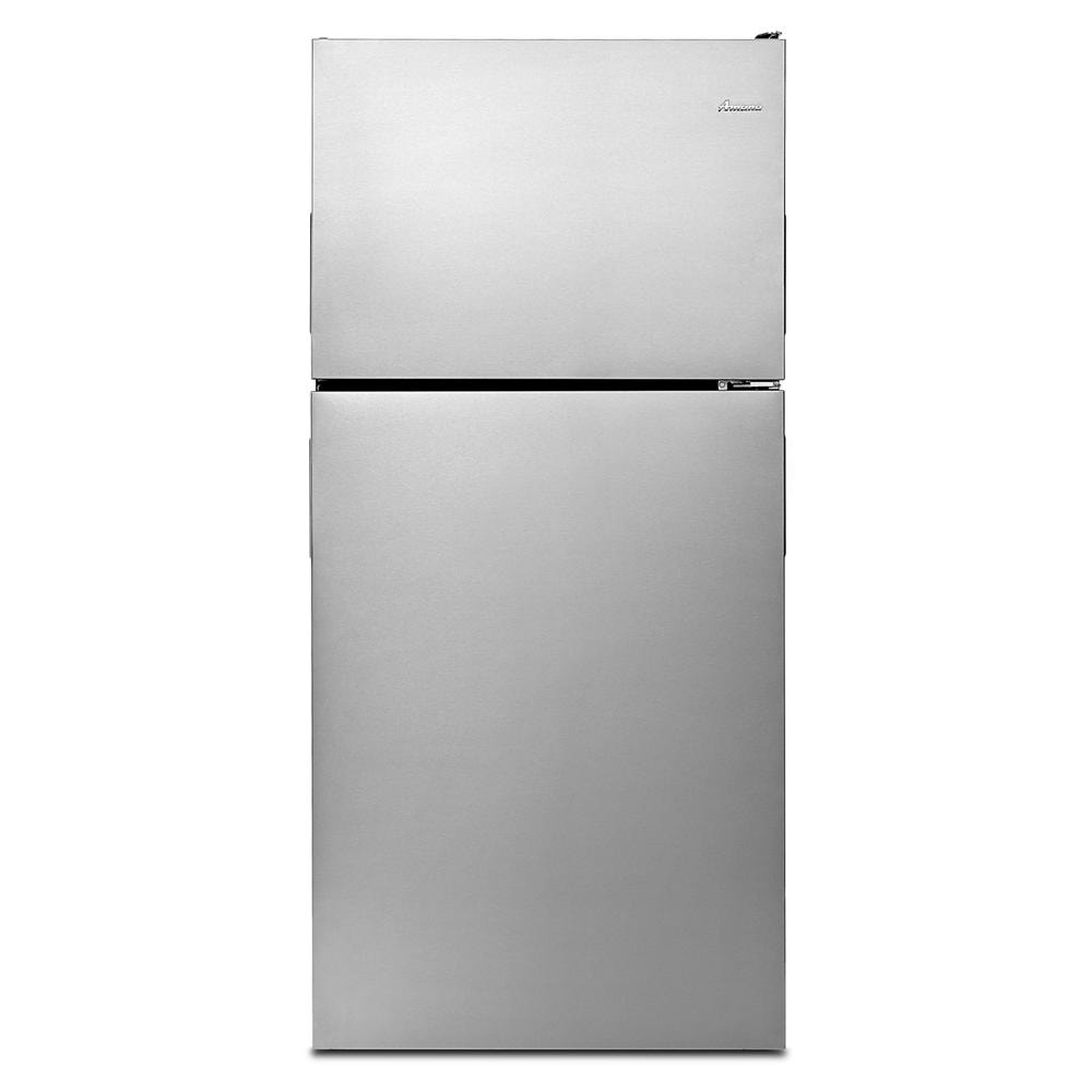 Top-Freezer Refrigerator — 18 cu. ft., Stainless Steel
