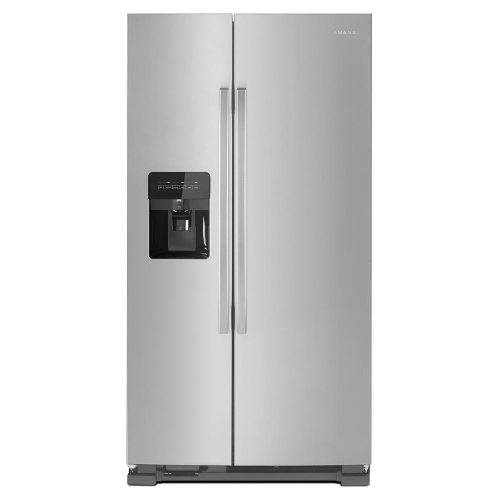 Side-by-Side Refrigerator — 25 cu. ft., Stainless Steel
