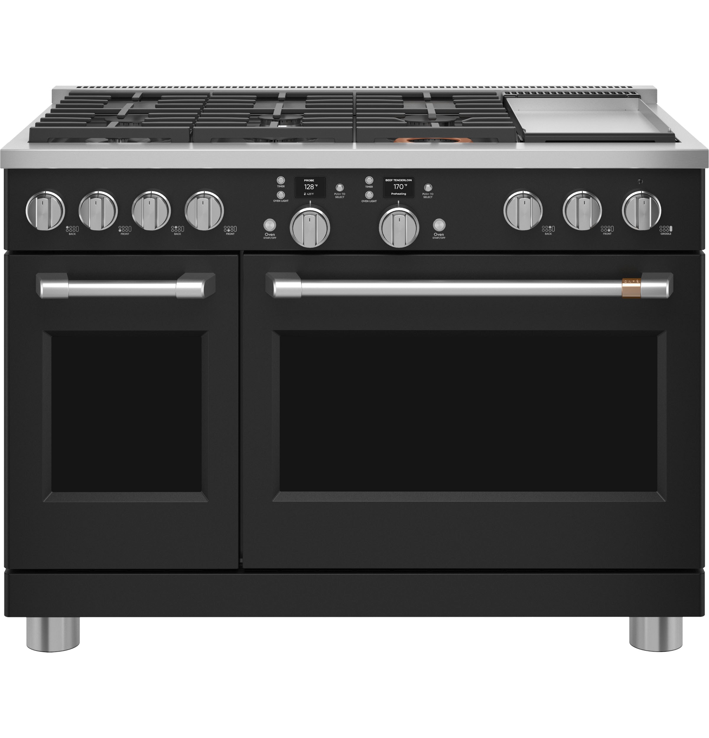 Slide-In Range — 6.7 cu. ft., Matte Black