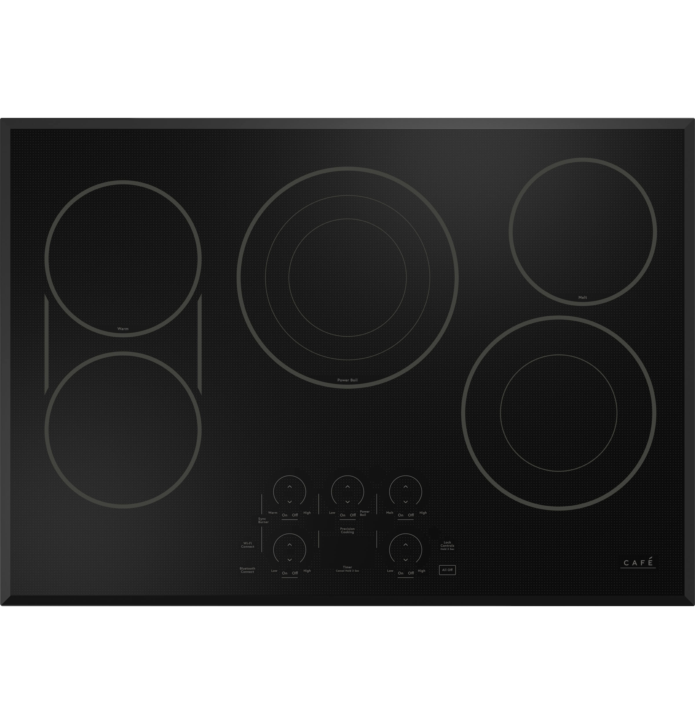Electric Cooktop — 30 in., Matte Black