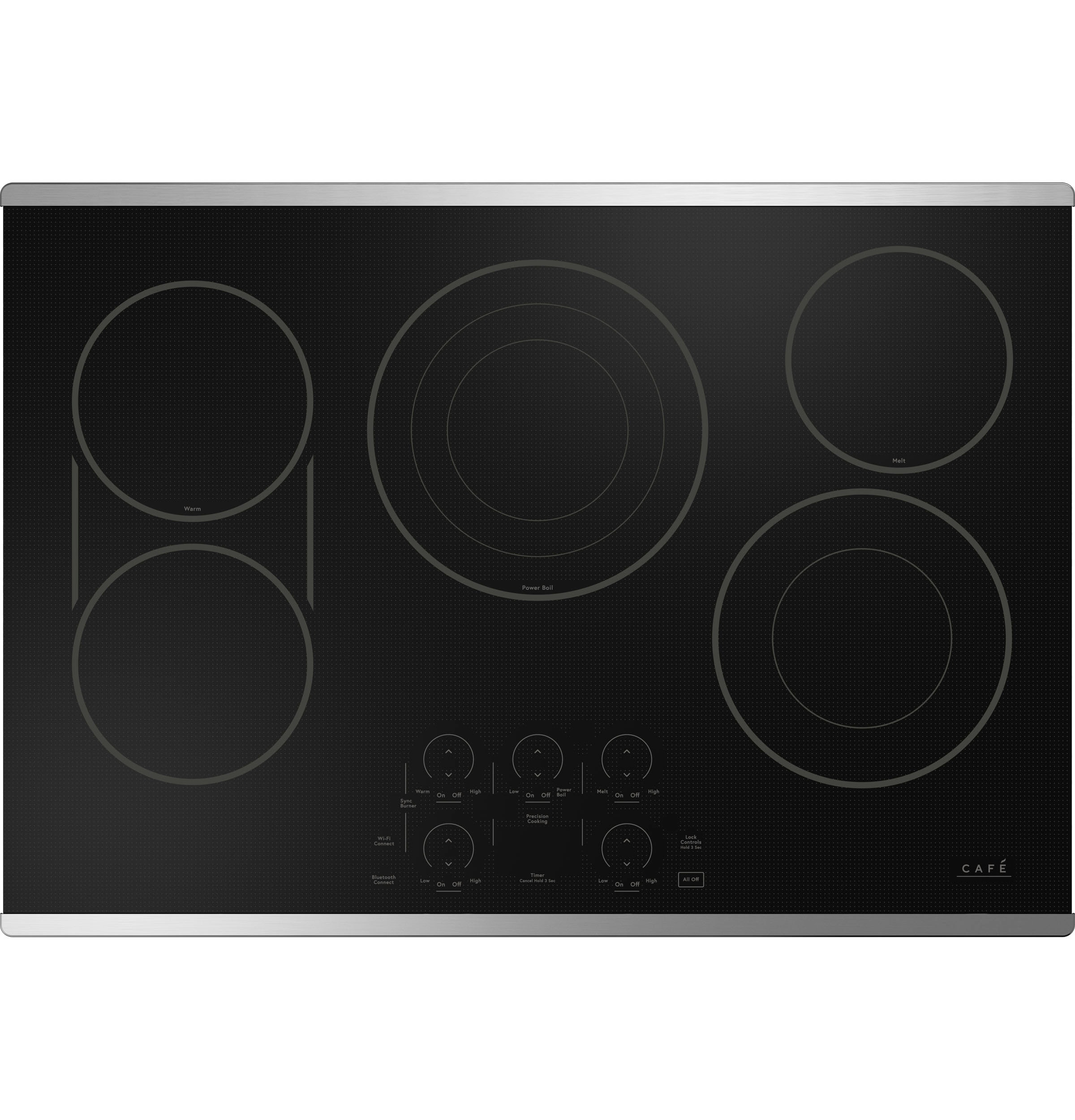 Electric Cooktop — 30 in., Stainless Steel