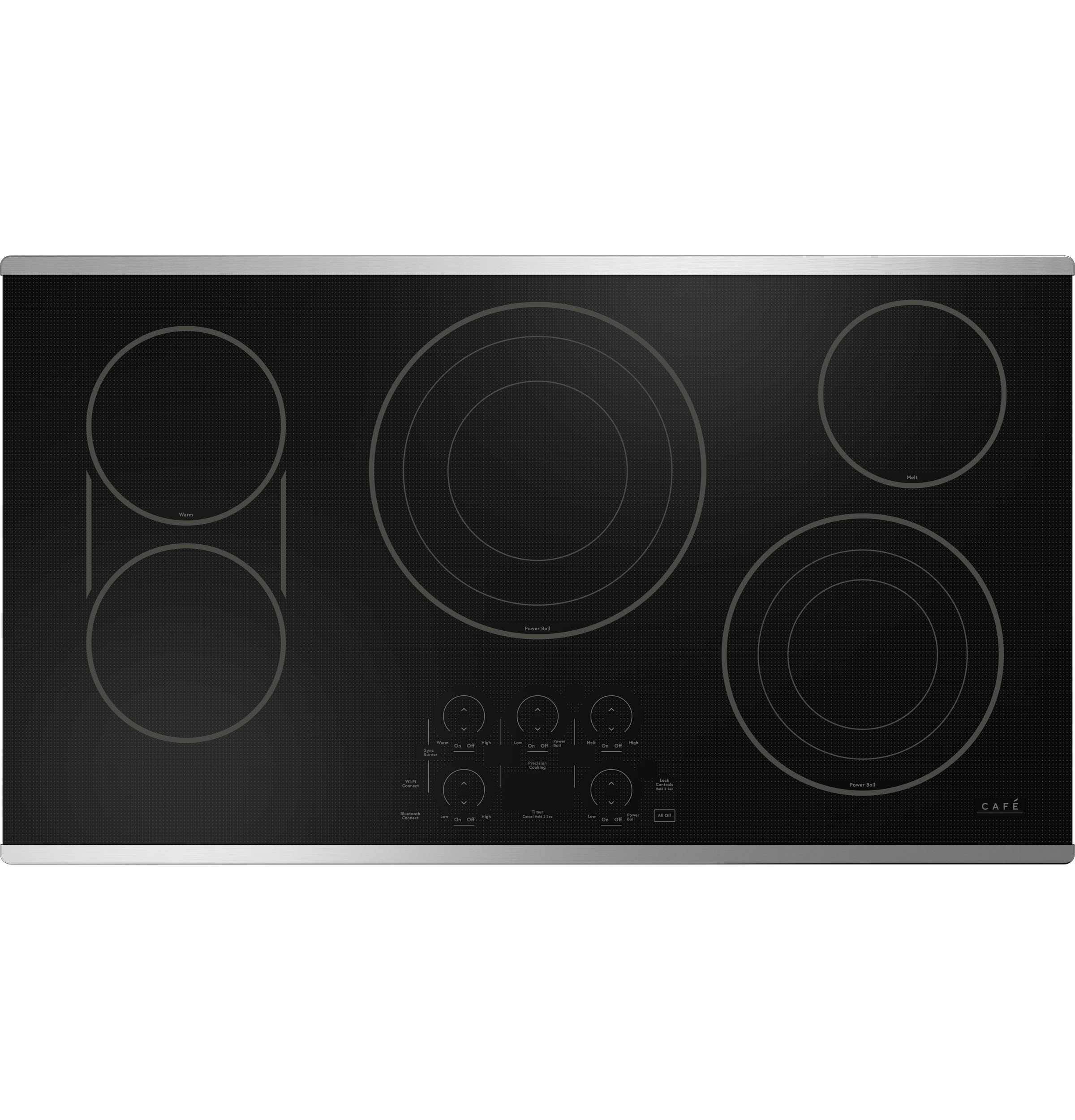 Electric Cooktop — 36 in., Stainless Steel