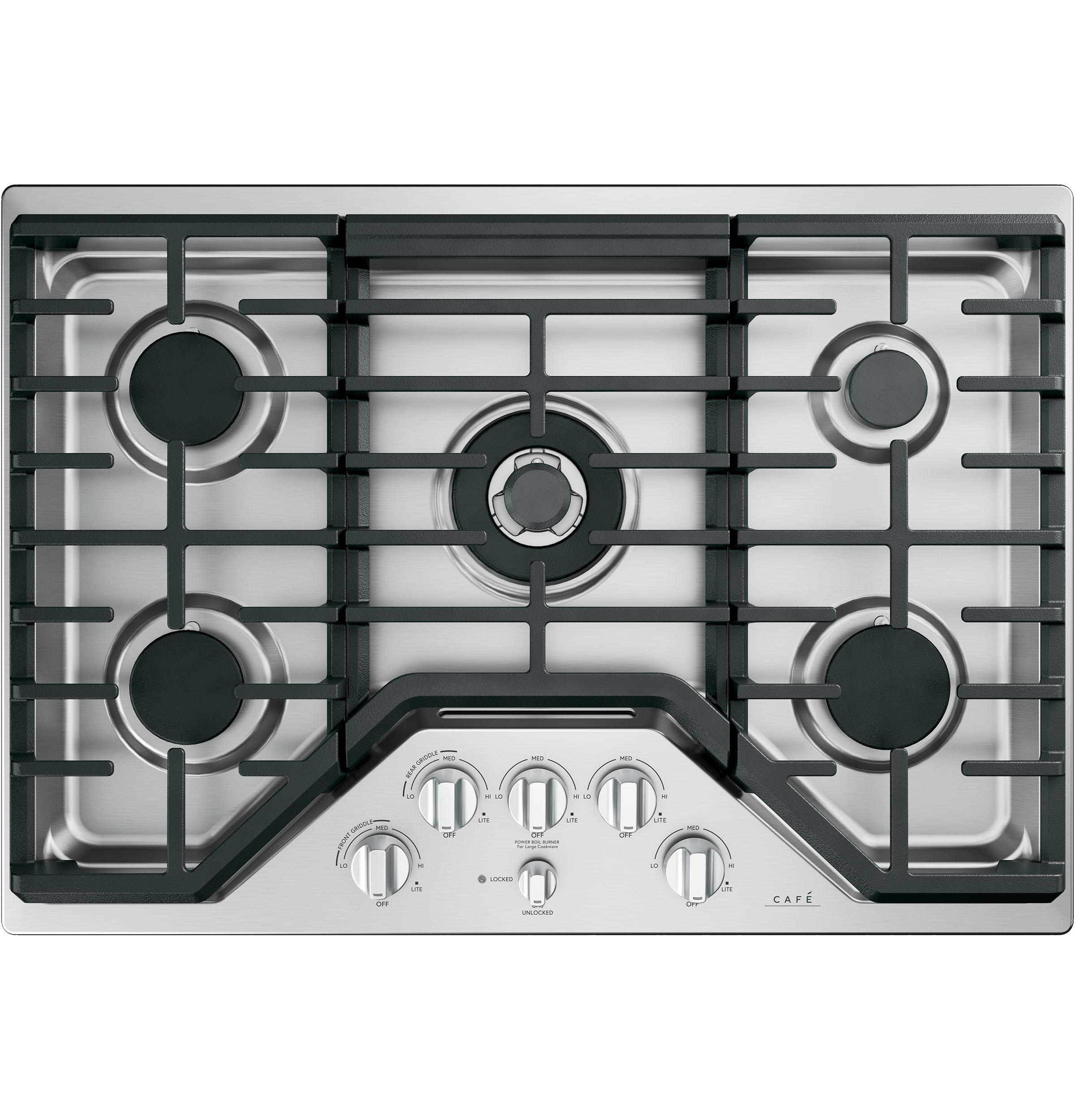 Gas Cooktop — 30 in., Stainless Steel