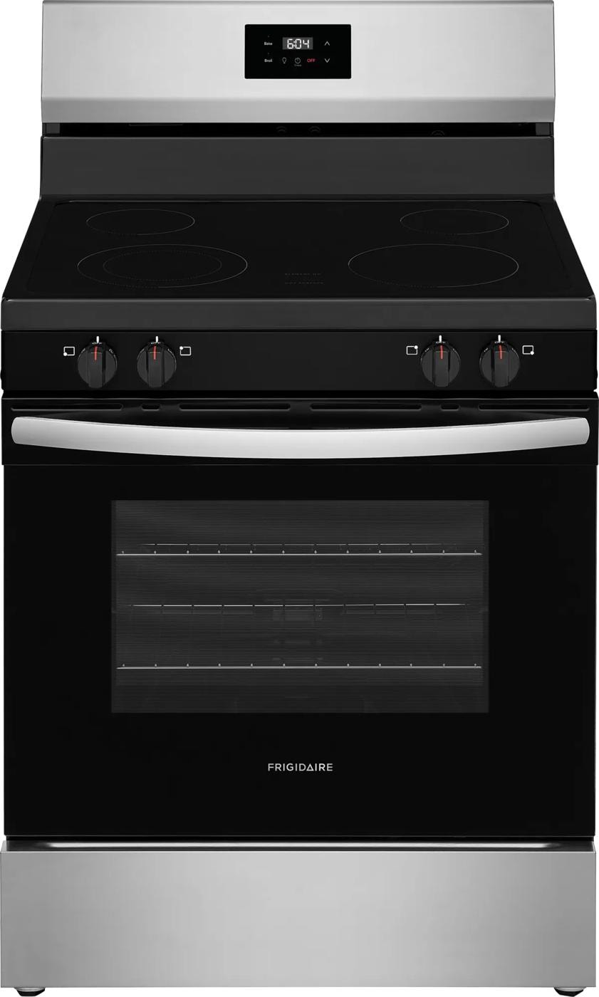 Electric Range — 5.3 cu. ft., Stainless Steel