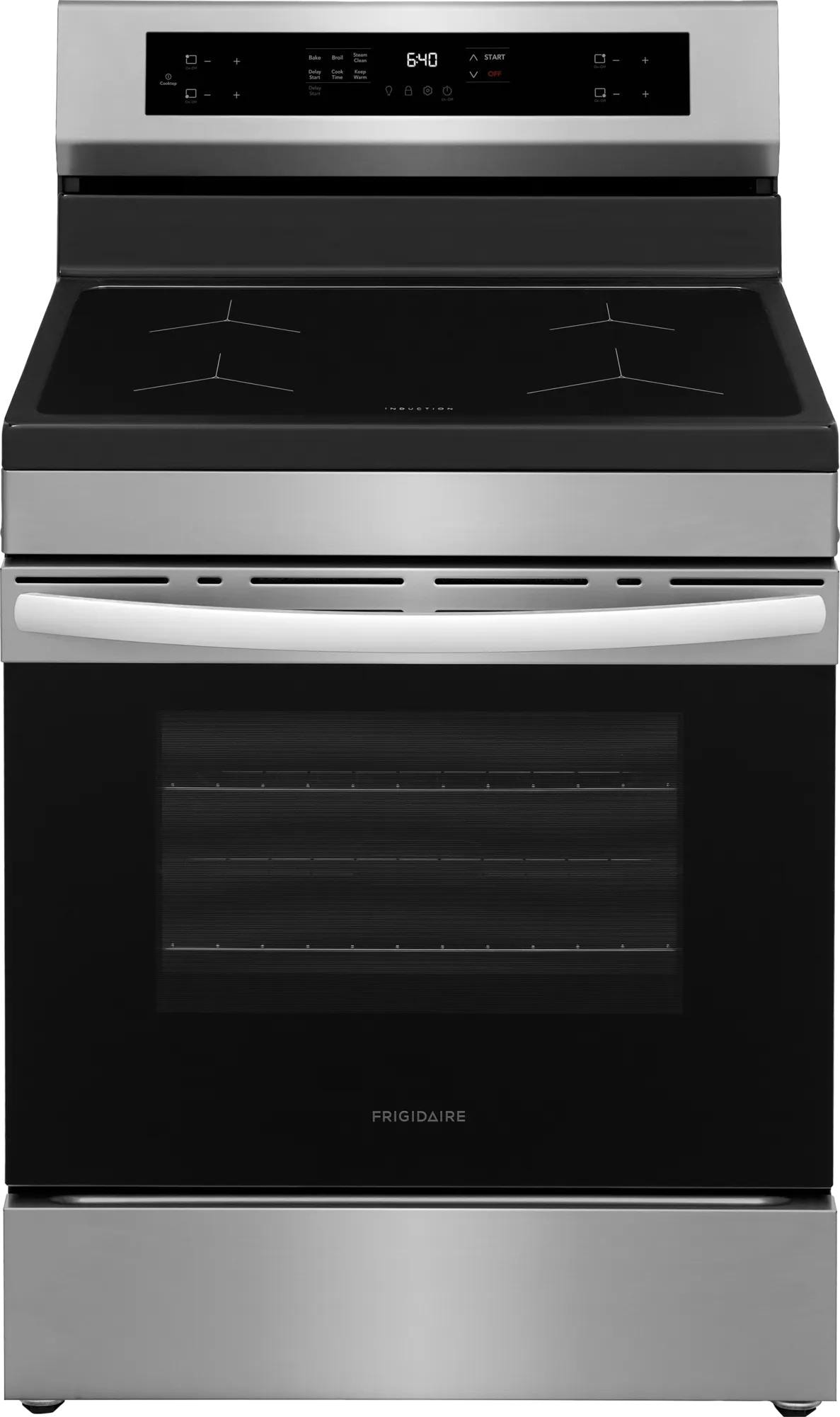 Freestanding Induction Range — 5.4 cu. ft., Stainless Steel
