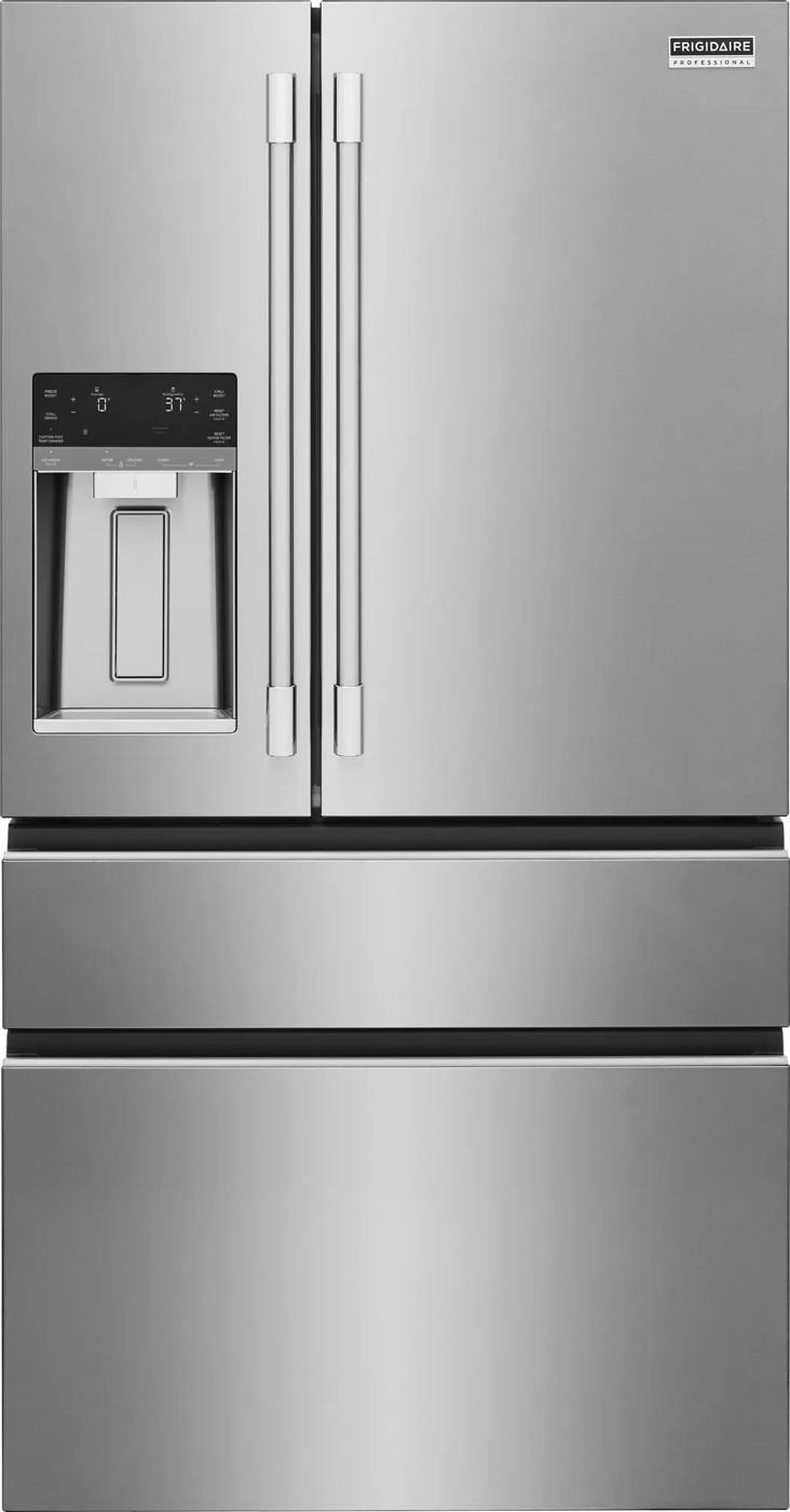 4-Door French Door Refrigerator — 22.3 cu. ft., Stainless Steel