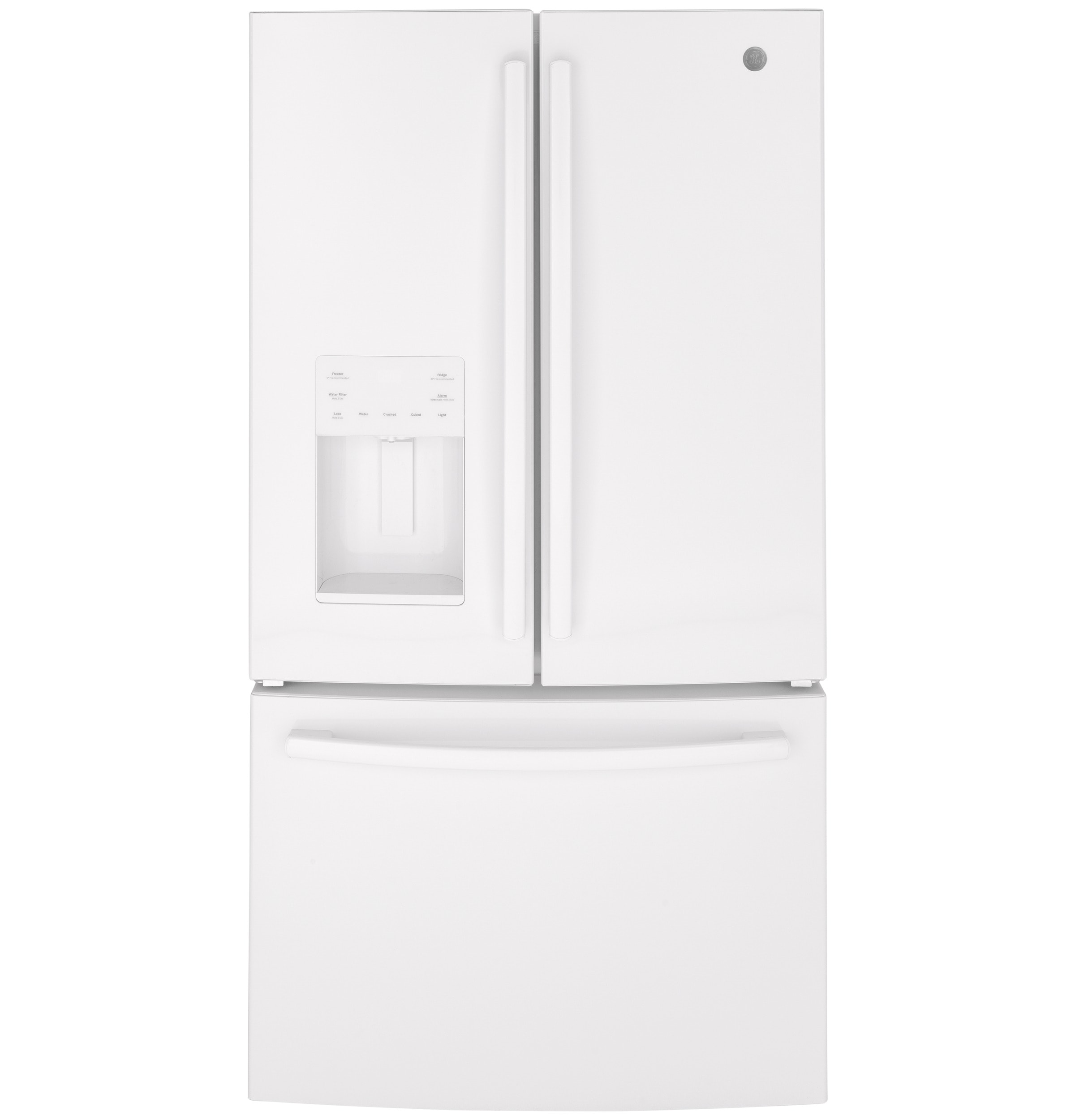 French Door Refrigerator — 25.6 cu. ft., White