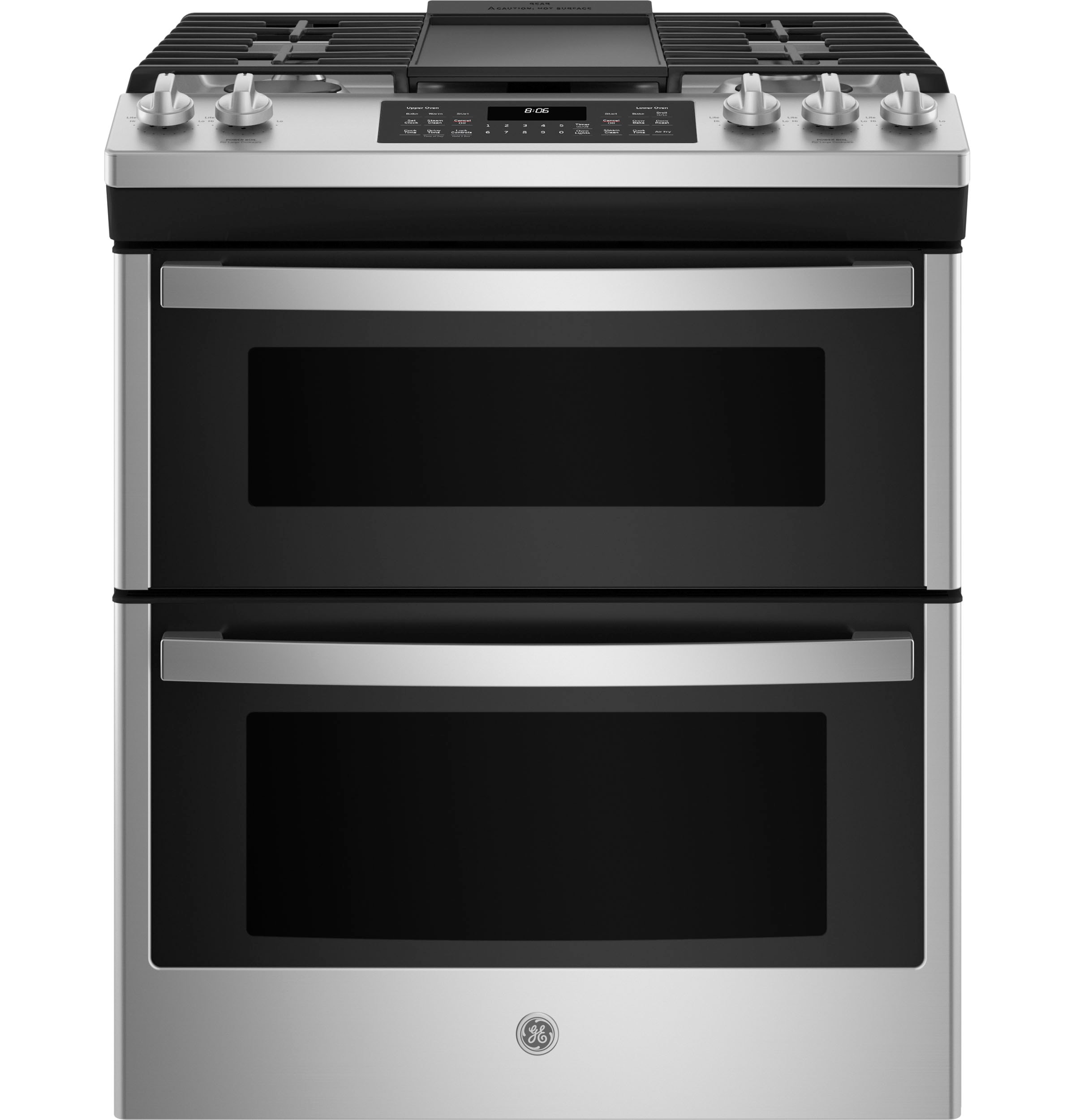 Gas Slide-In Double Oven Range — 6.8 cu. ft., Stainless Steel