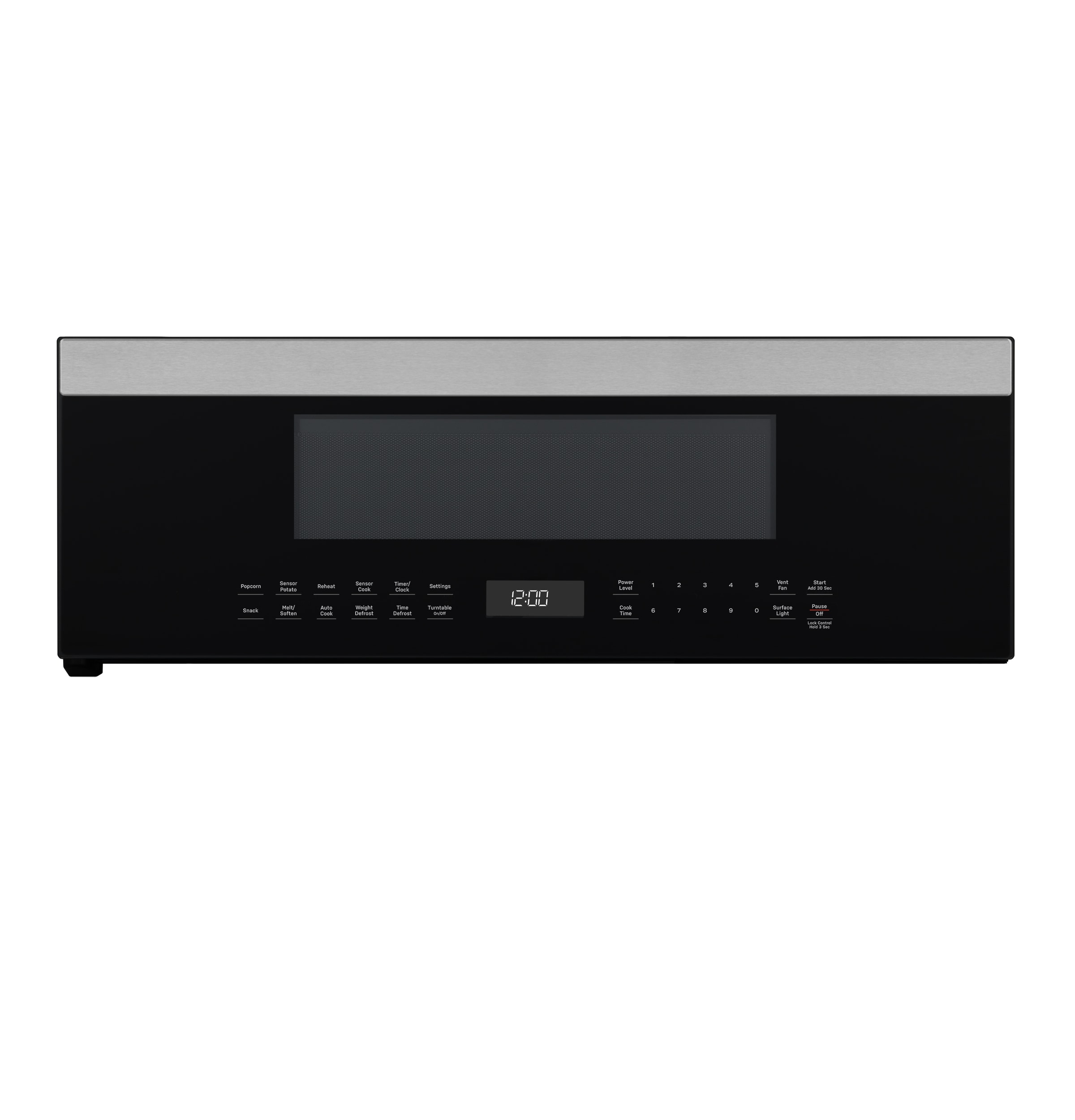 Low-Profile Over-the-Range Microwave — 1.7 cu. ft., Stainless Steel