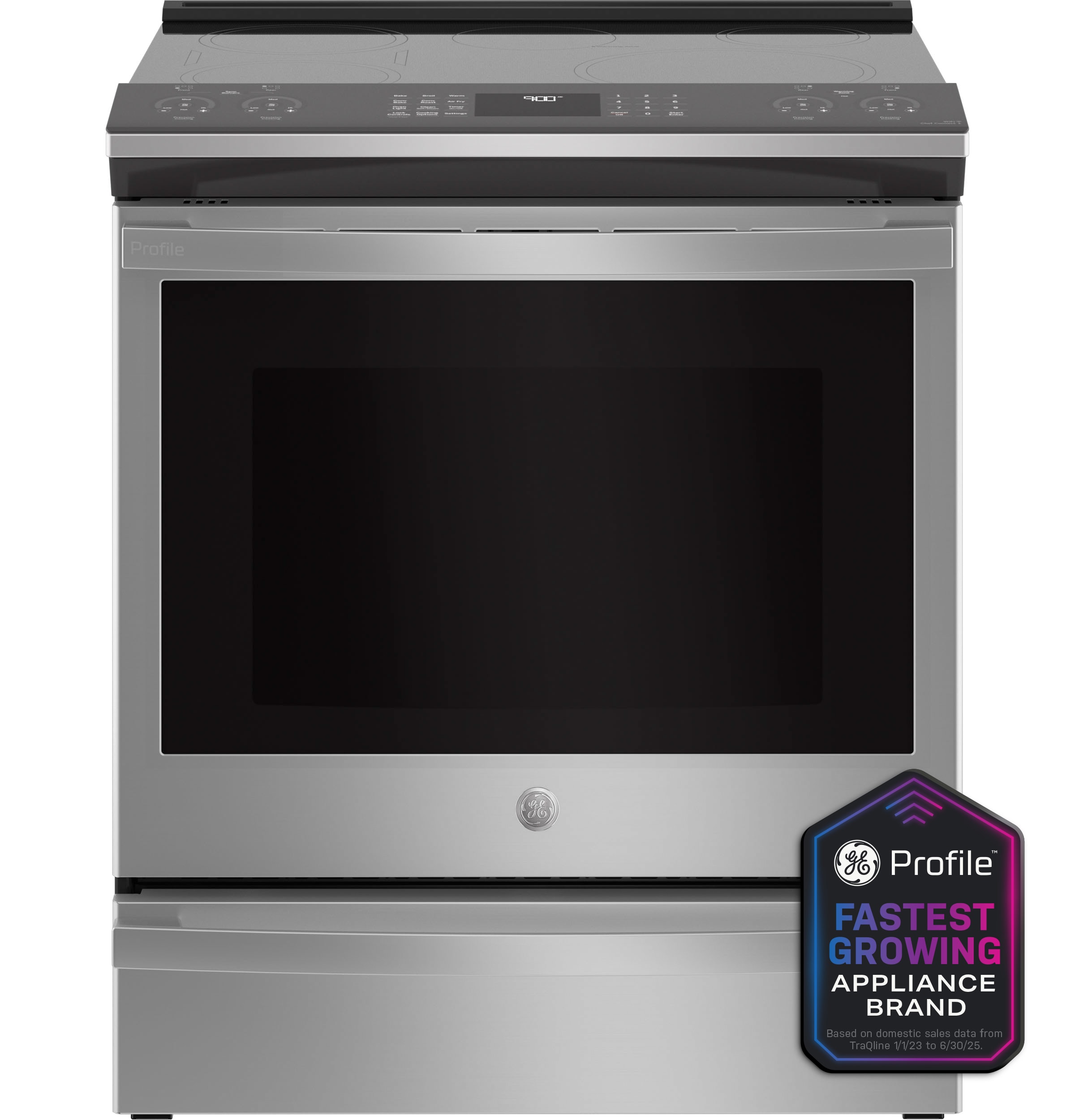 Slide-In Electric Range — 5.3 cu. ft., Stainless Steel
