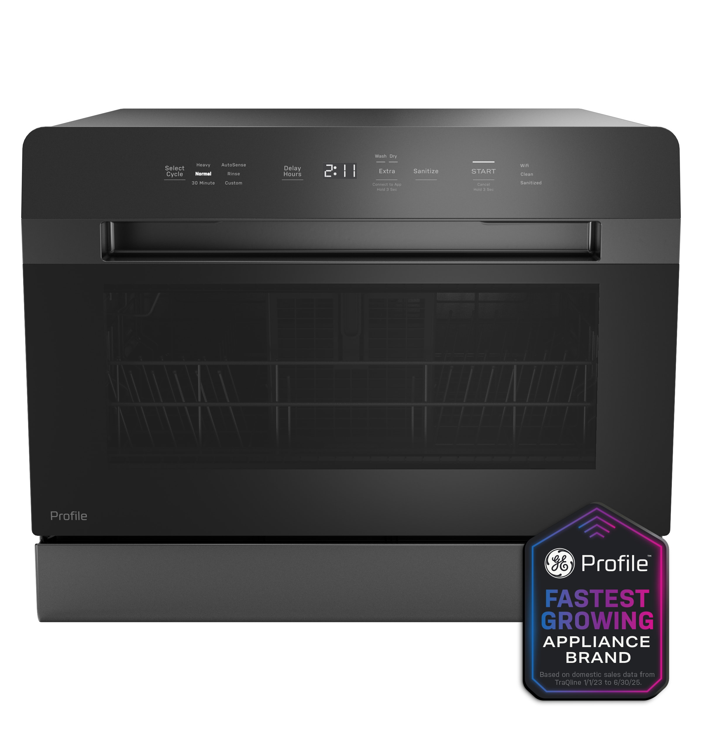Upright Freezer — 16.0 cu. ft., Black