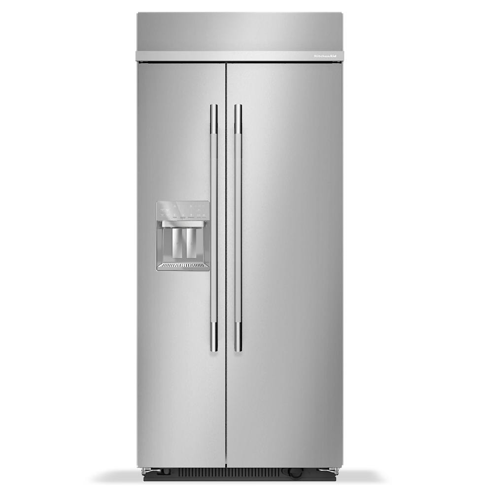 Built-In Side-by-Side Refrigerator — 25.5 cu. ft., Stainless Steel
