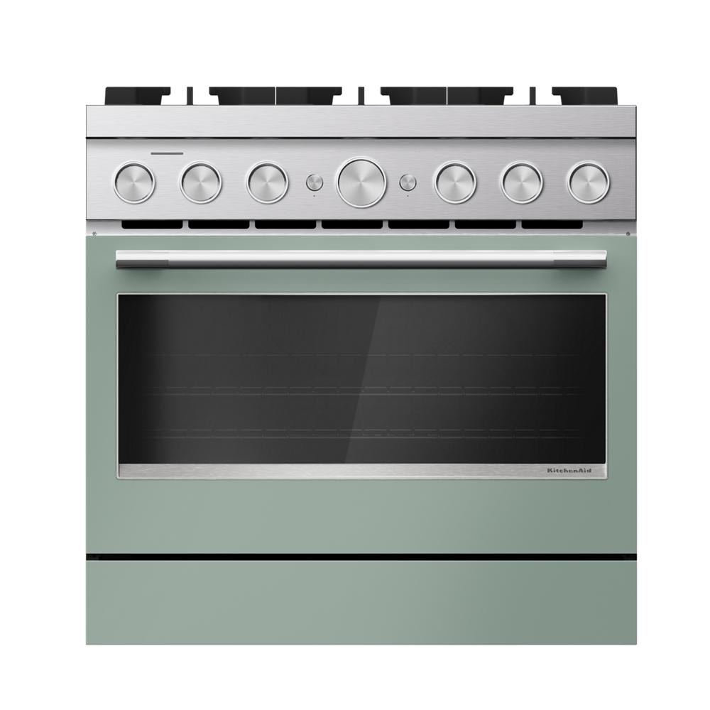 36 in. Gas Slide-In Range — 5.8 cu. ft., Evergreen
