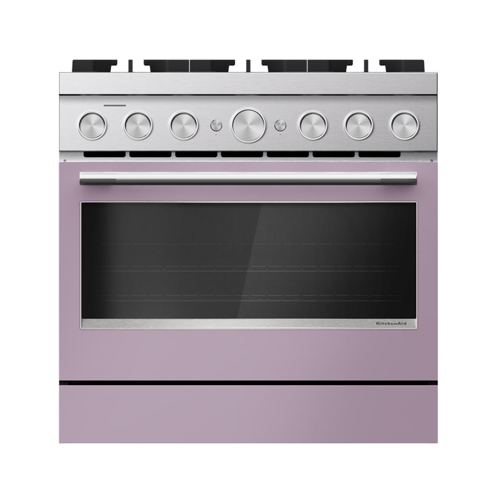 36 in. Gas Slide-In Range — 5.8 cu. ft., Hibiscus