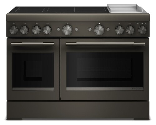 48 in. Induction Range — 6.3 cu. ft., Black Stainless