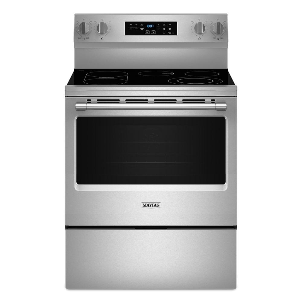 Electric Slide-In Range — 6.4 cu. ft., Fingerprint Resistant Stainless Steel