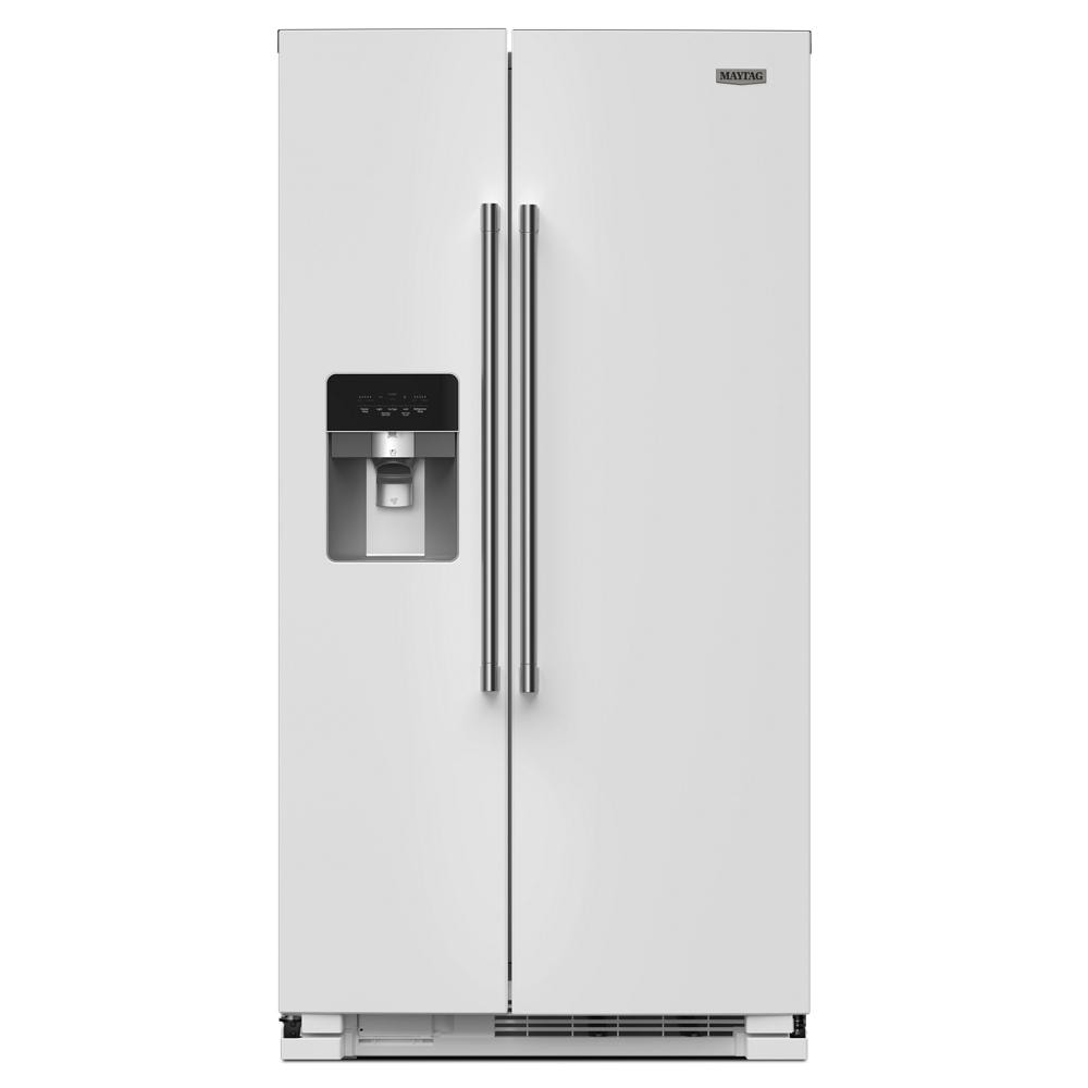 Side-by-Side Refrigerator — 25 cu. ft., White