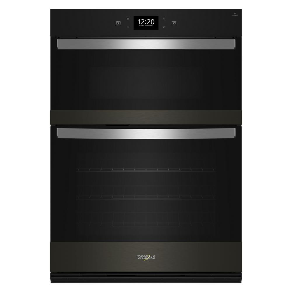 Microwave Combination Wall Oven — 30 in., Black Stainless Steel