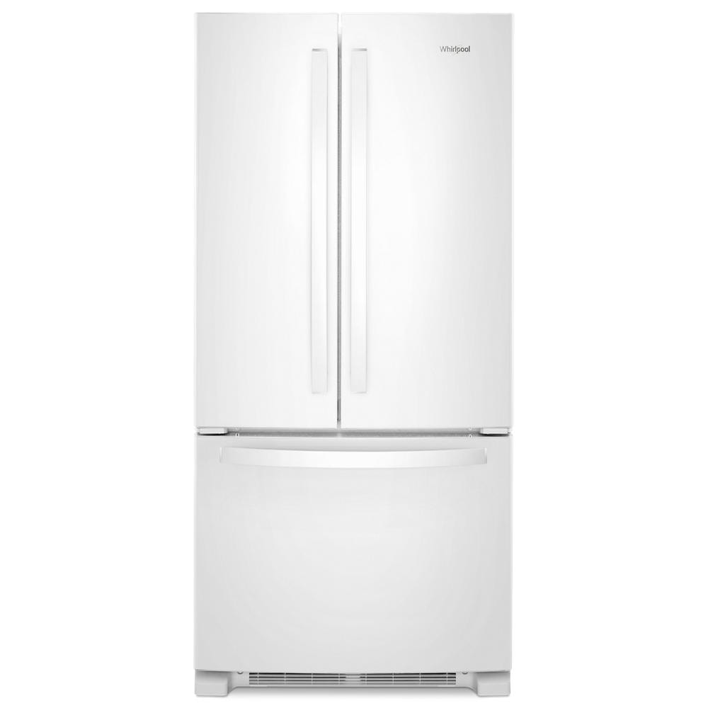 French Door Refrigerator — 20 cu. ft., White