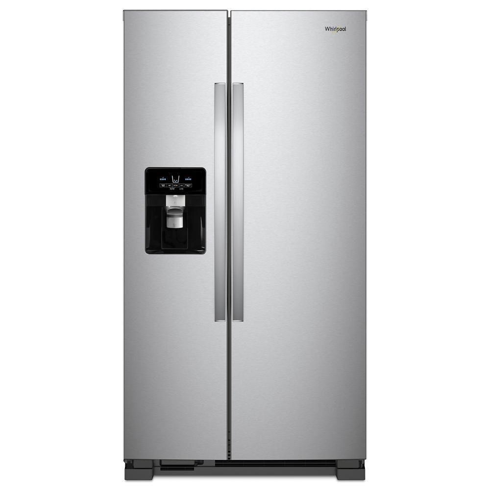 Side-by-Side Refrigerator — 25.1 cu. ft., Fingerprint Resistant Stainless Steel