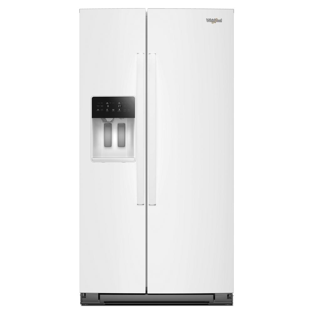 Side-by-Side Refrigerator — 25.6 cu. ft., White